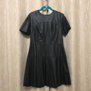 Black “leather” dress